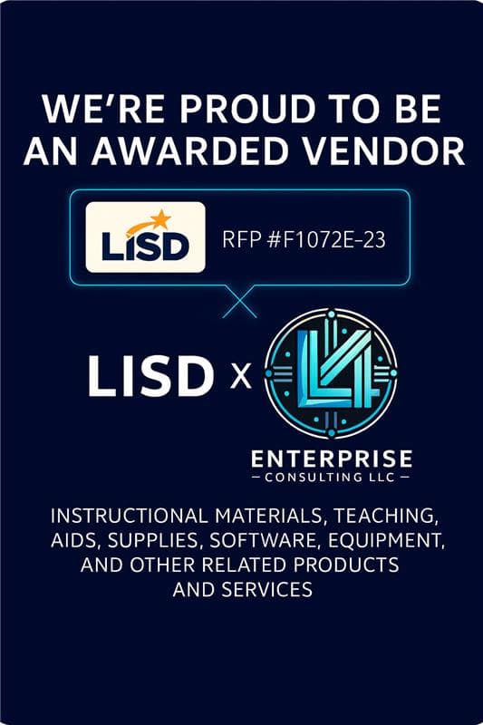Awarded vendor under Lewisville ISD’s Award