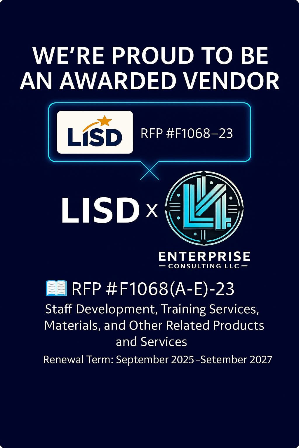 LISD Technology & Training Partner Award